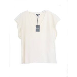 New DKNY Off White Dropped Shoulder Top Sz Xl